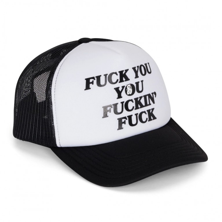 Кепка Ripndip Fuckin Fuck Trucker Hat Black