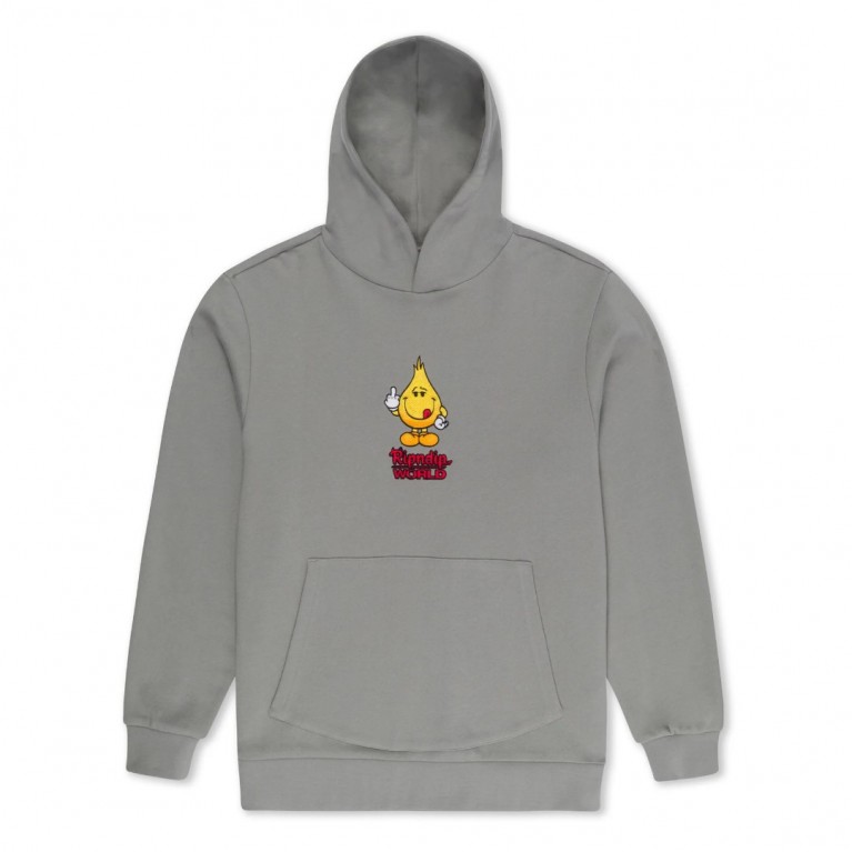 Купить толстовку Ripndip F-U Flameboy Embroidered Hoodie Grey