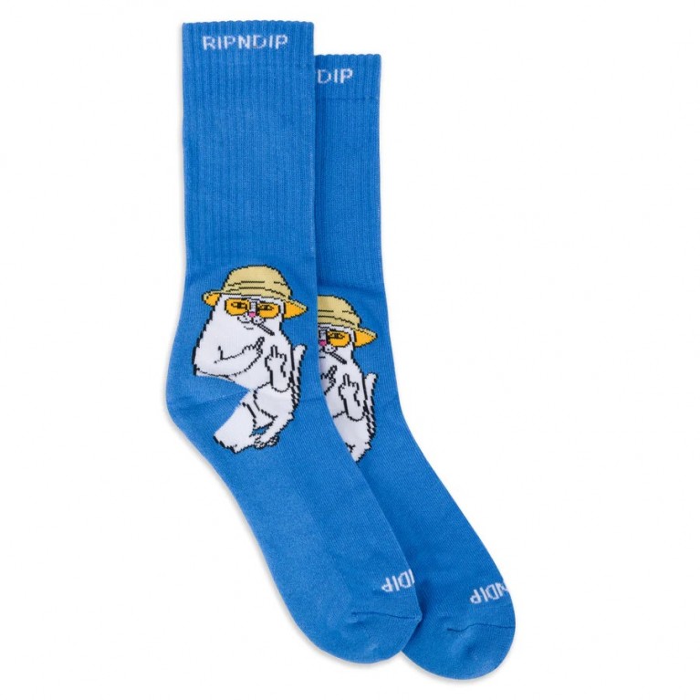 Купить носки Ripndip Nermal S Thompson Socks Light Blue