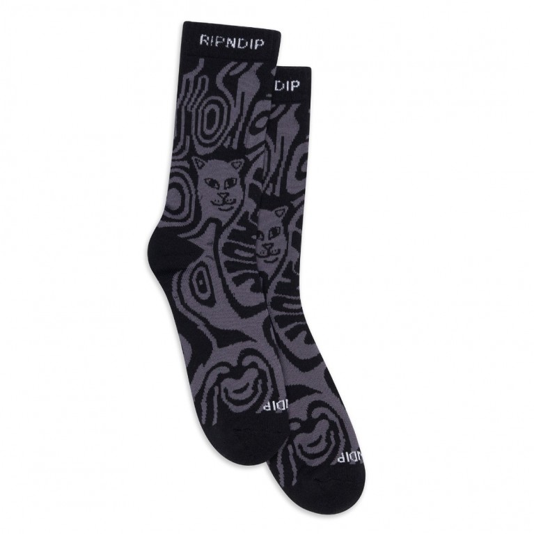 Носки Ripndip Hypnotic Socks Black