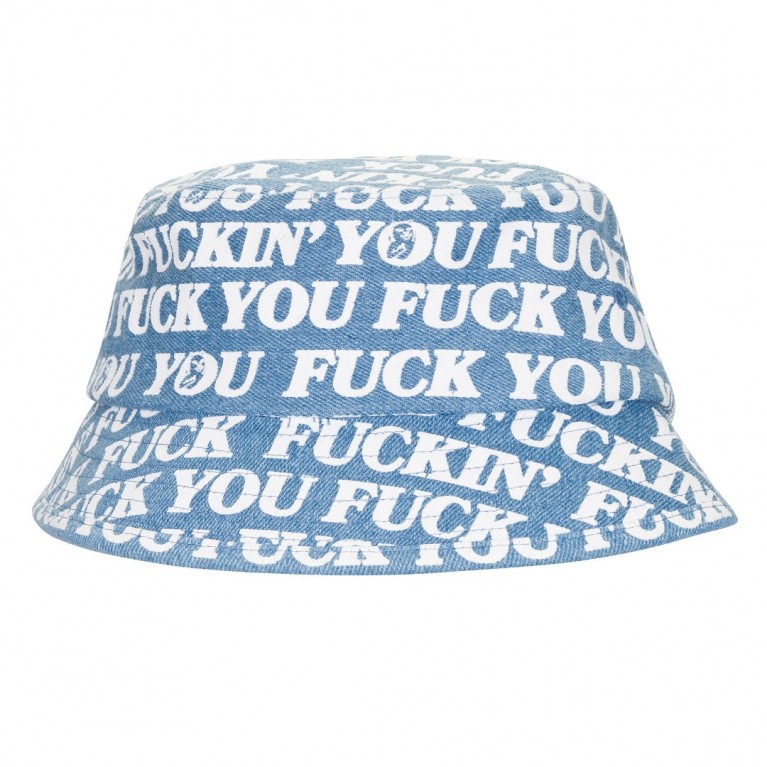 Панама Ripndip Fuckin Fuck Bucket Hat Medium Wash