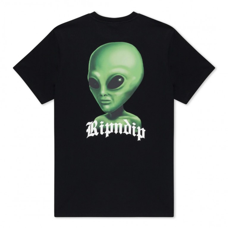 Купить футболку Ripndip We Come In Peace Tee Black