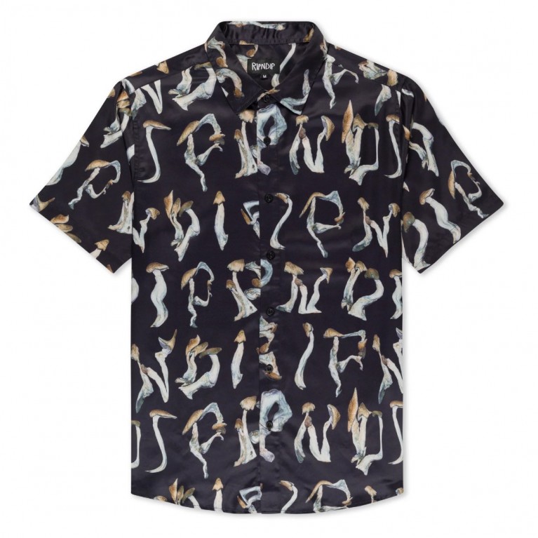 Рубашка Ripndip Is This Real Life Button Up Black