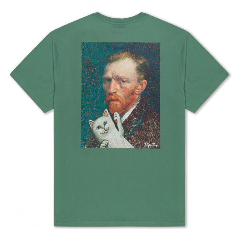 Футболка Ripndip VAN NERMAL TEE OLIVE