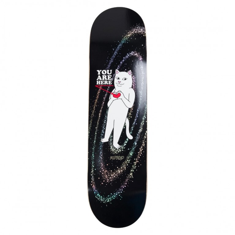 Купить деку для скейтборда Ripndip You Are Here Deck Black 8.0