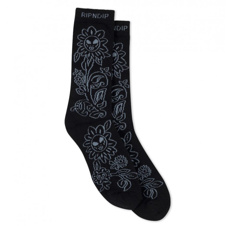 Носки Ripndip SPACE GARDEN SOCKS BLACK