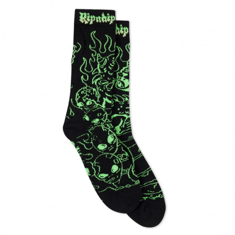 Носки Ripndip HORNTAIL SOCKS BLACK