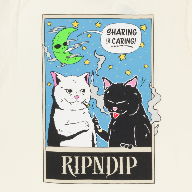 Футболка Ripndip Friends Share Tee Natural