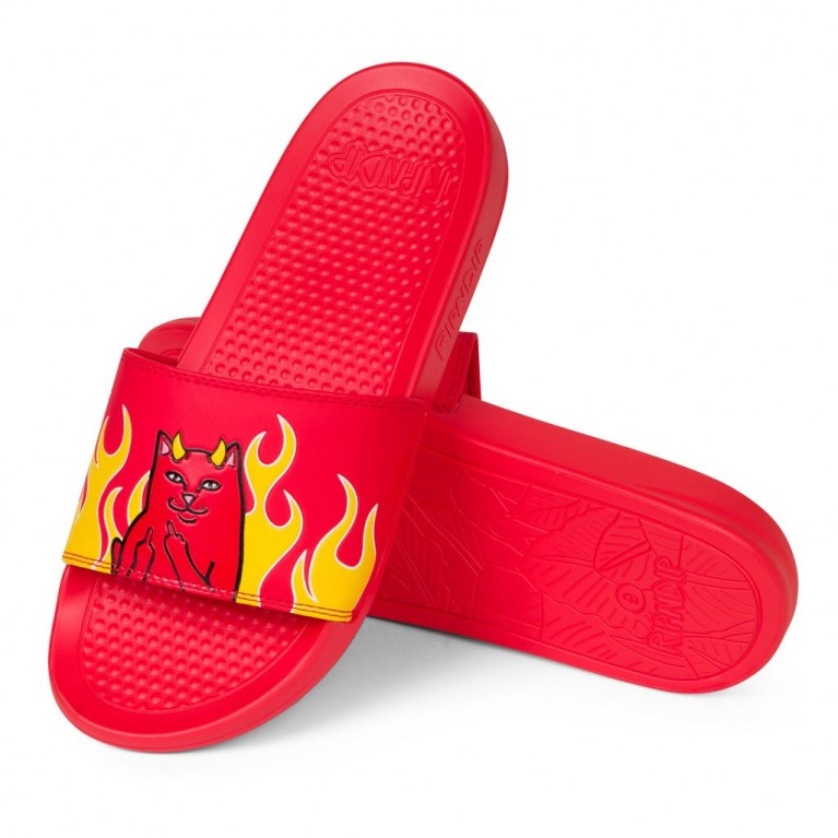 Тапочки Ripndip Lord Devil Slides (Red)