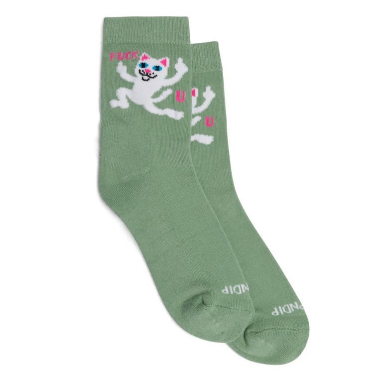 Носки Ripndip F U Mid Socks Light Pine