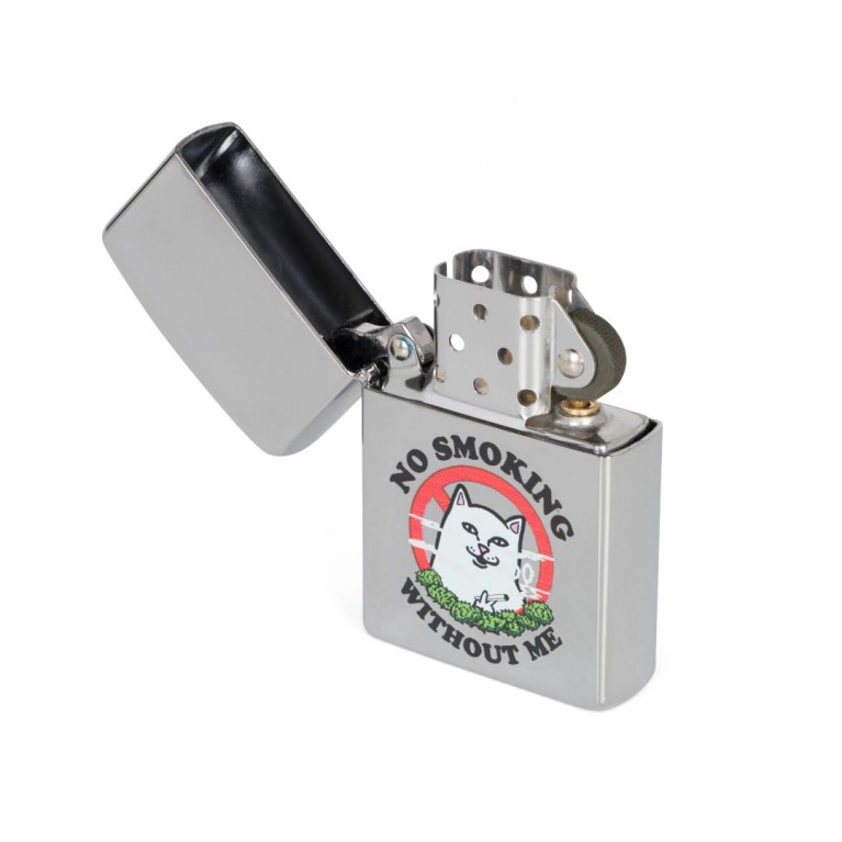Зажигалка Ripndip NO SMOKING LIGHTER SILVER