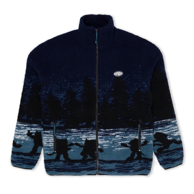 Куртка Ripndip Cosmic Meadow Sherpa Jacket Purple/Slate