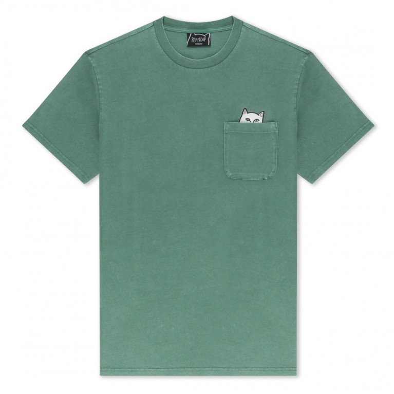 Футболка Ripndip Lord Nermal Pocket Tee Olive Mineral