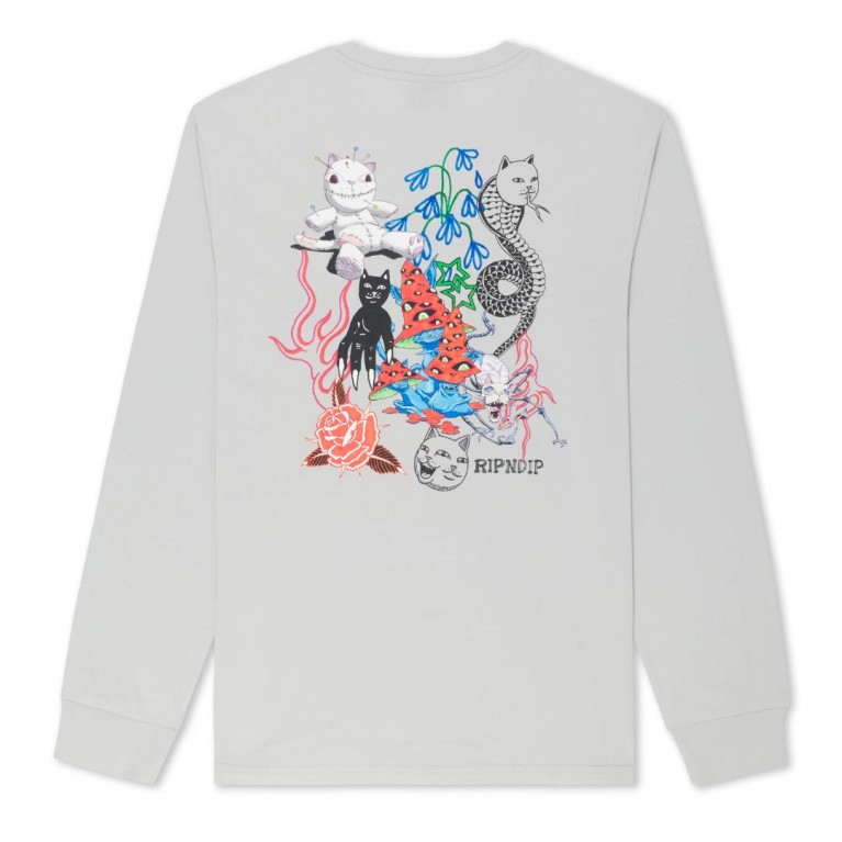 Лонгслив Ripndip TRAVIS LONG SLEEVE GREY