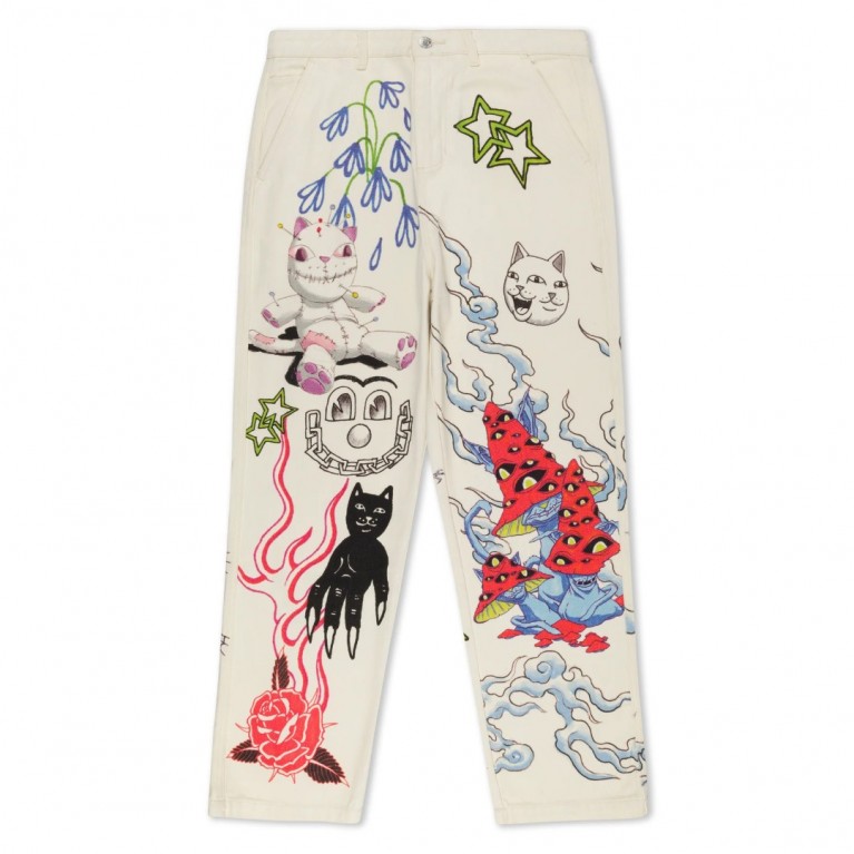 Штаны Ripndip TRAVIS PANTS OFF WHITE