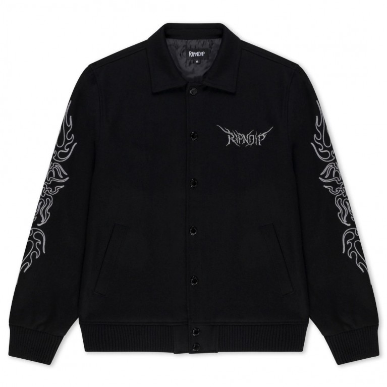 Куртка RIPNDIP VOLT VARSITY JACKET (BLACK)