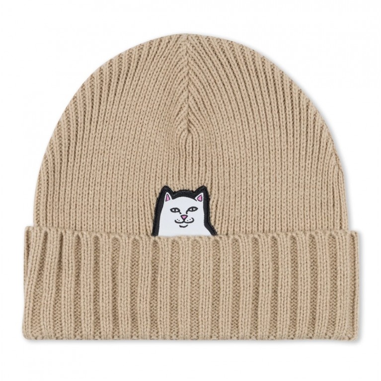 Шапка Ripndip LORD NERMAL BEANIE OFF WHITE