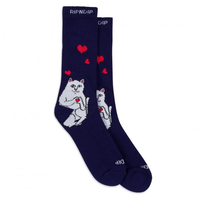 Носки Ripndip NERMAL LOVES SOCKS NAVY