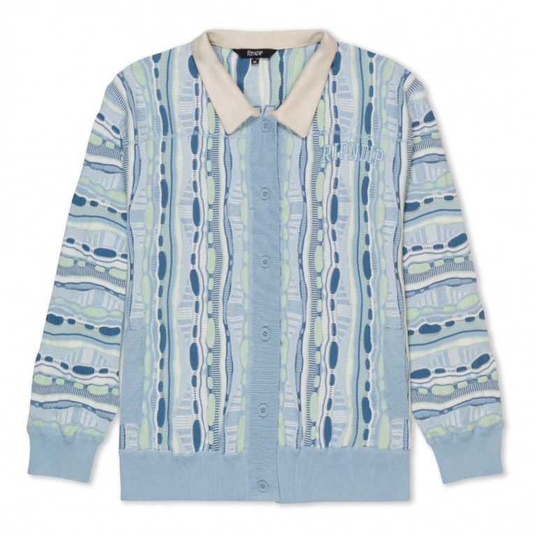 Куртка Ripndip CORDED BUTTON UP JACKET LIGHT BLUE