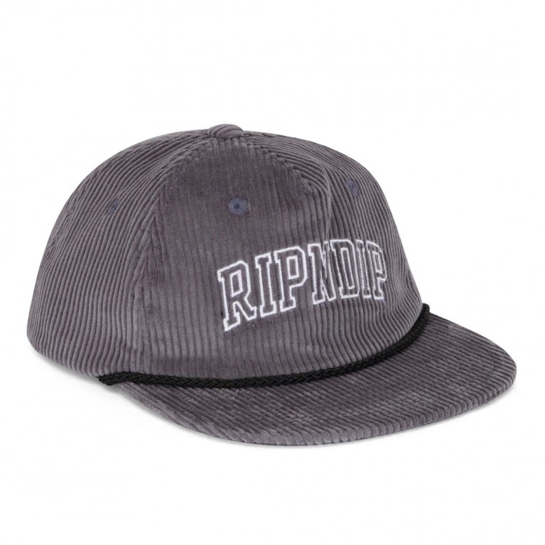 Купить кепку Ripndip TEAM SPIRIT STRAPBACK CHARCOAL