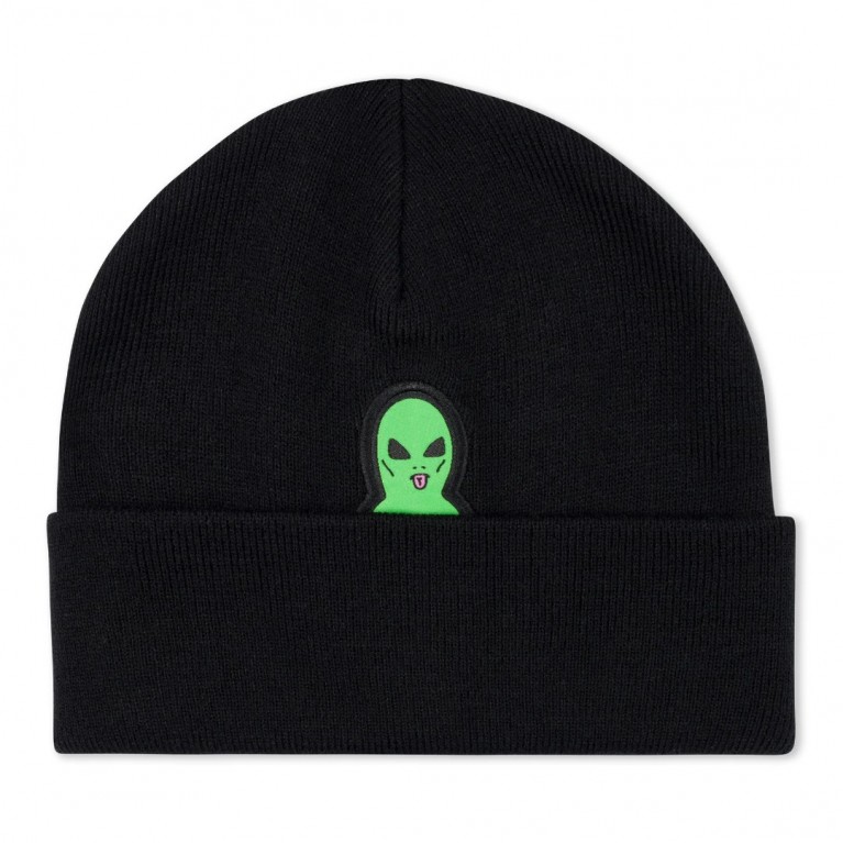 Купить шапку Ripndip Lord Alien Beanie Black