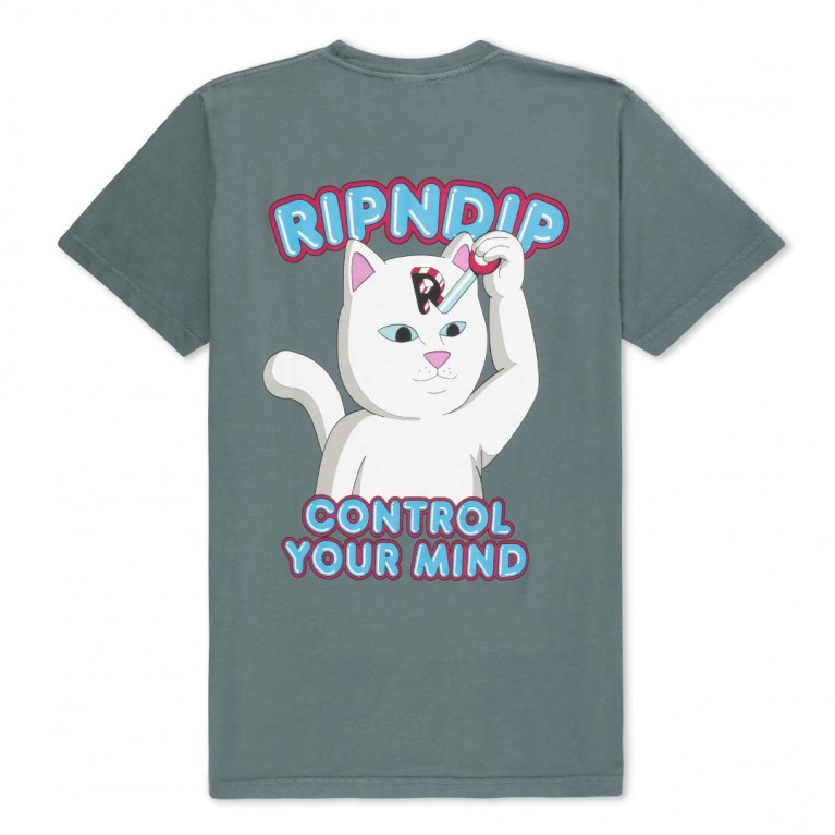 Футболка Ripndip Control Your Mind Tee Charcoal