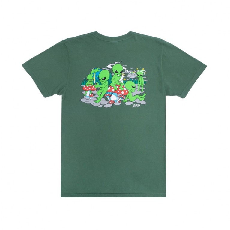 Футболка Ripndip Space Gang Tee Olive