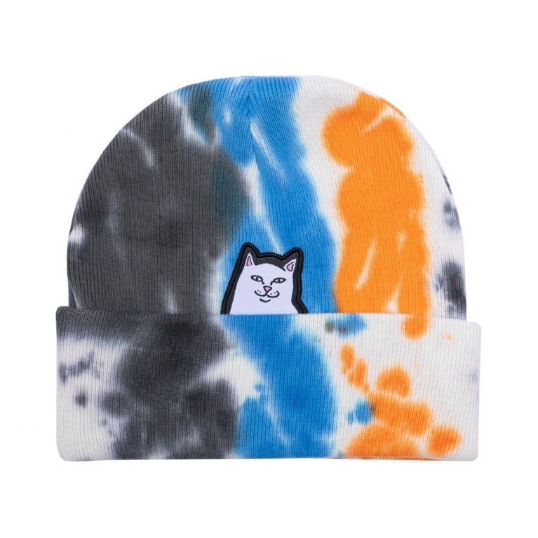 Шапка Ripndip Lord Nermal Beanie Blue /Orange Tie Dye