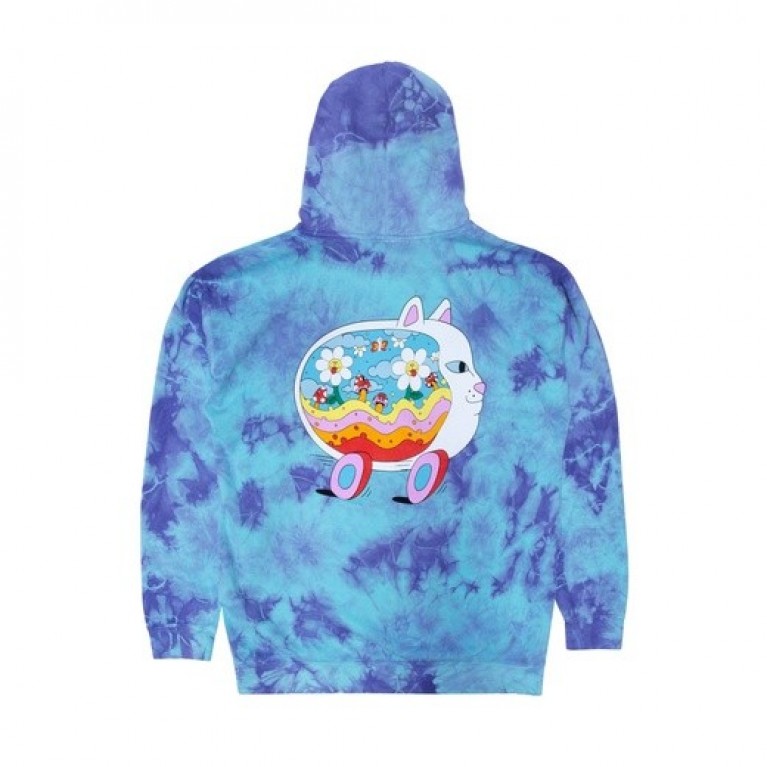 Толстовка Ripndip Speedway Boogie Hoodie Periwinkle Lightning Wash