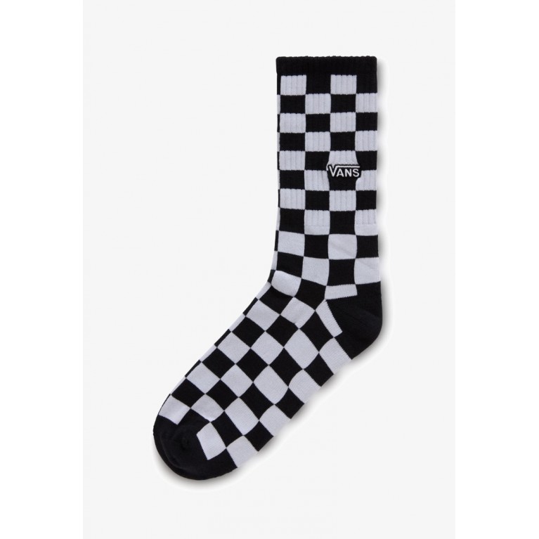 Купить носки VANS SOCKS CHECKERBOARD CREW - BLACK-WHITE