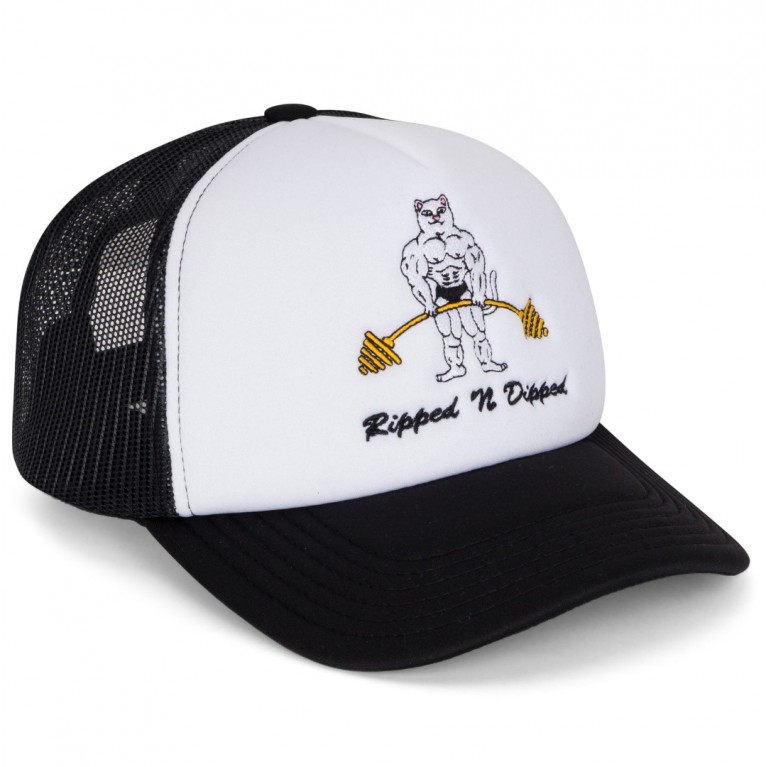 Купить кепку Ripndip Ripped N Dipped Trucker Hat Black