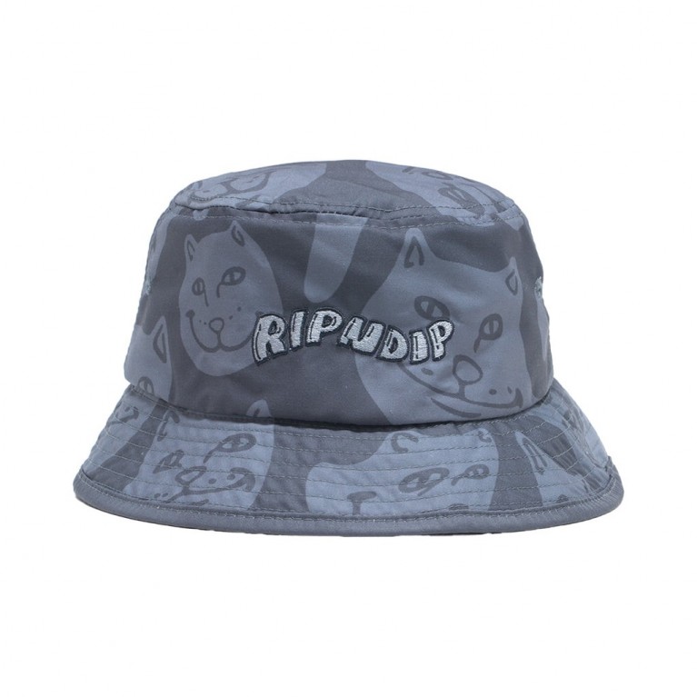 Панама Ripndip Many Faces Bucket Hat Charcoal