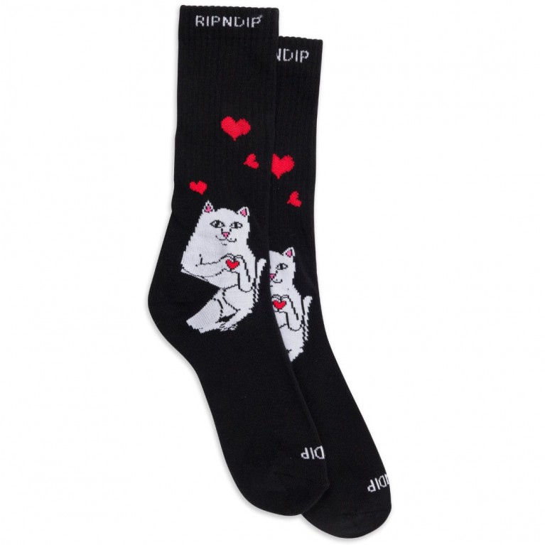 Купить носки Ripndip Nermal Loves Socks Black