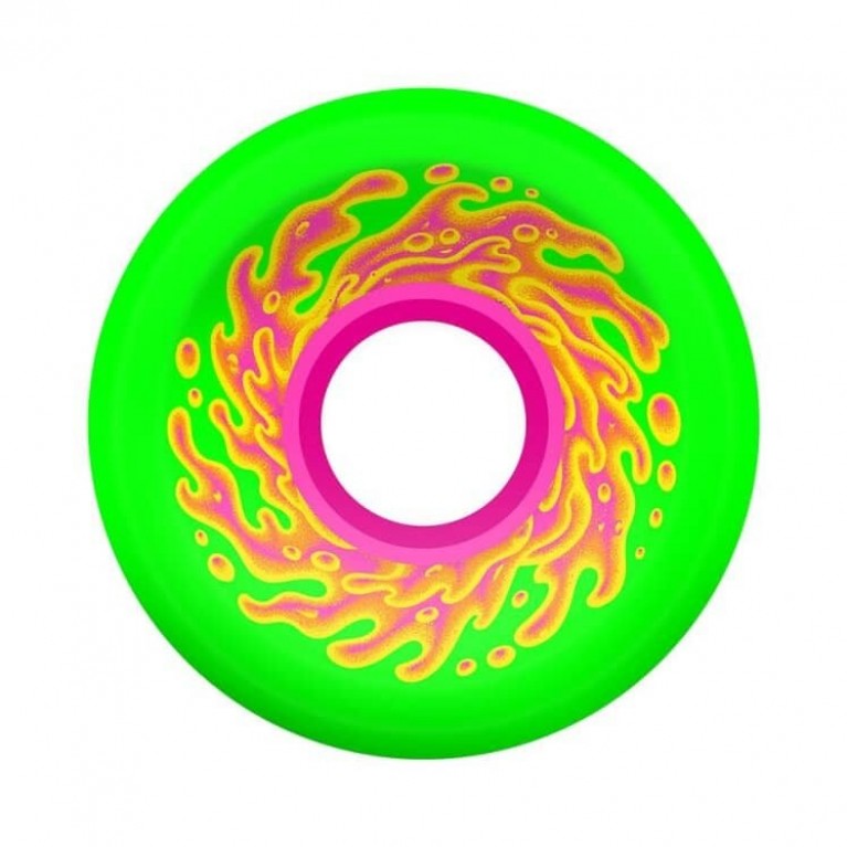 Колесо (комплект) Slime Balls Mini OG Slime Green Pink 54.5mm  78a