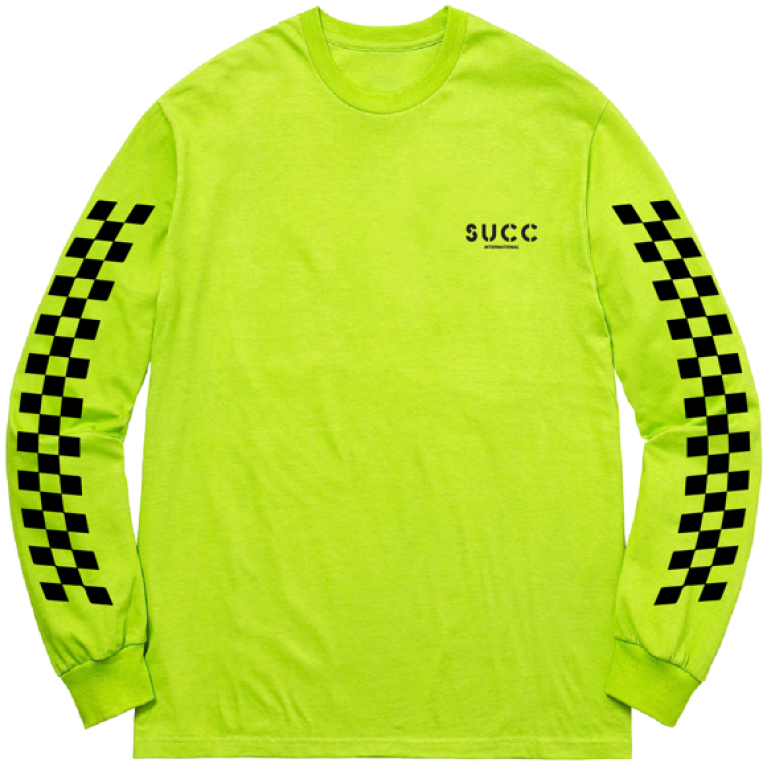 Лонгслив Succ Sorry For Everything Long Sleeve Safety Green