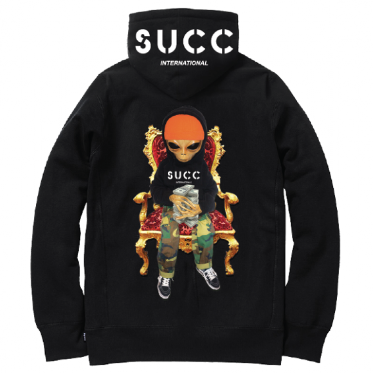 Толстовка Succ Throne Hoodie Black 