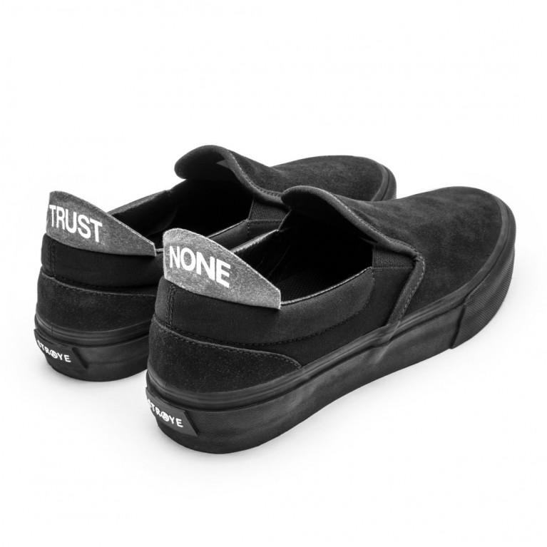 Кеды Straye Ventura Black Black Suede