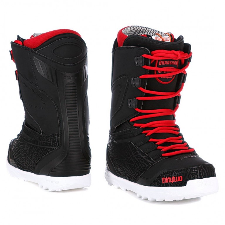 Ботинки для сноуборда ThirtyTwo Lashed Bradshaw Black/Red