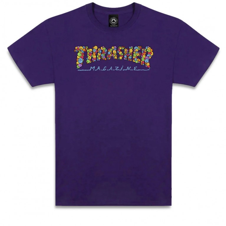 Футболка THRASHER SMILE BY SPANKY PURPLE