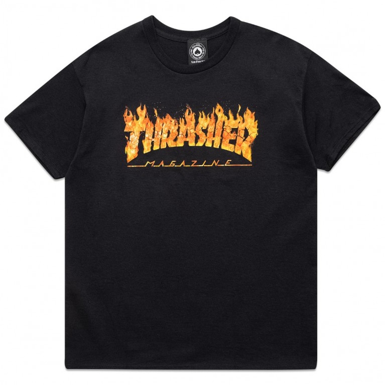Купить футболку Thrasher Inferno T-Shirt Black
