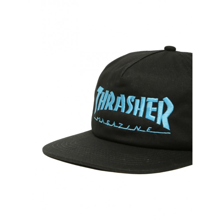 Thrasher Skate Mag Logo Blue Black