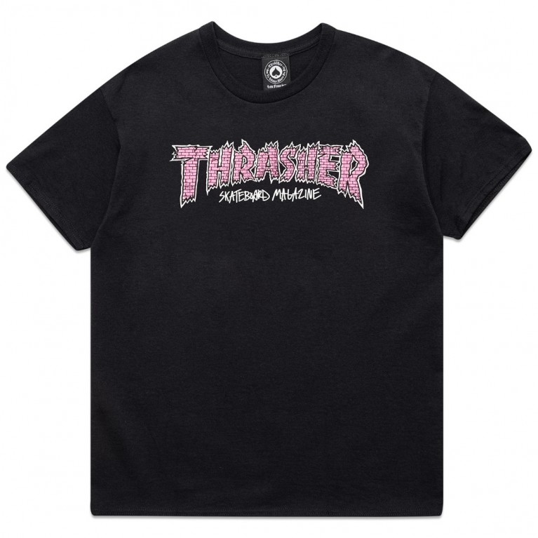 Футболка Thrasher Brick T-Shirt Black