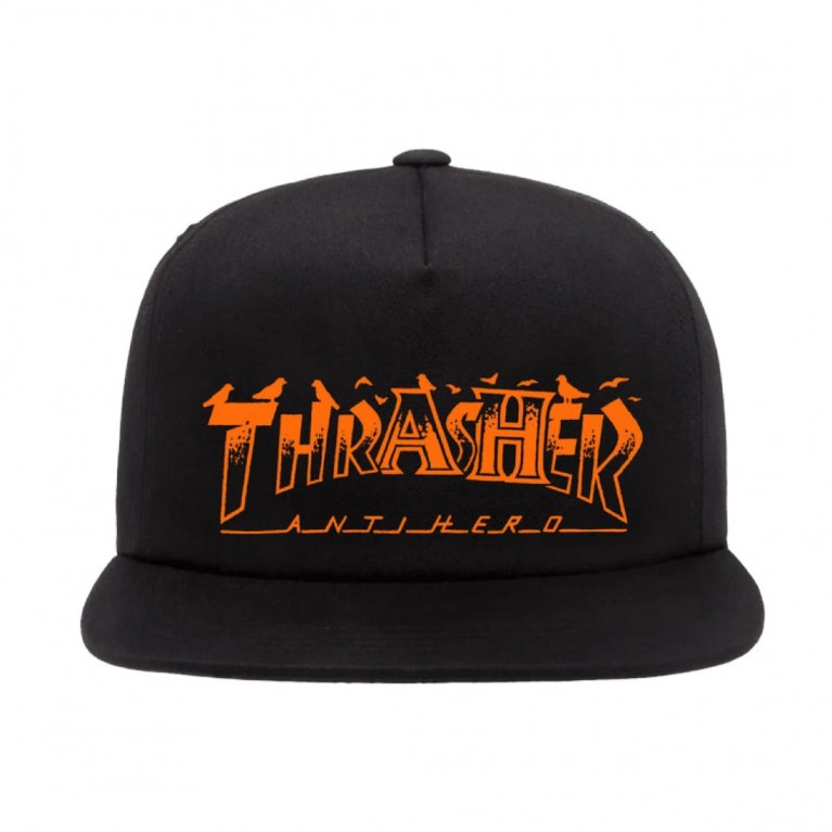 Кепка Thrasher Pigeon Mag Snapback Black