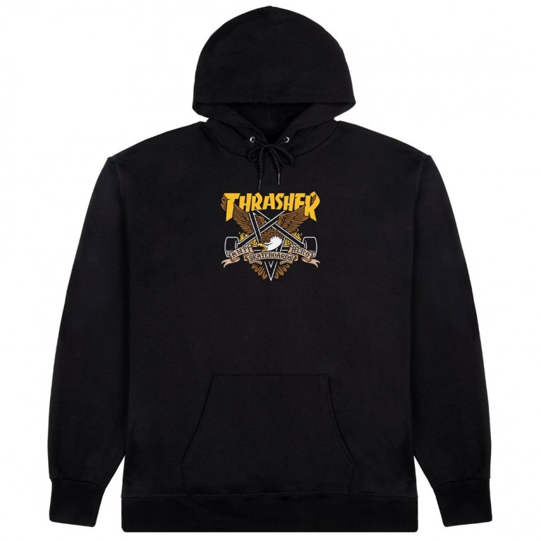 Купить толстовку Thrasher Eaglegram Hoodie Black