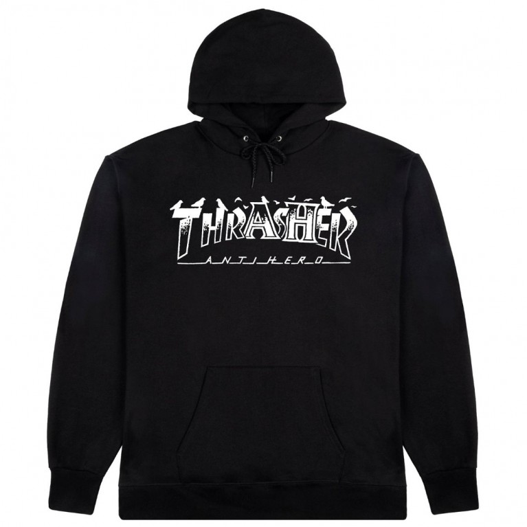 Купить толстовку Thrasher Pigeon Mag Hoodie Black