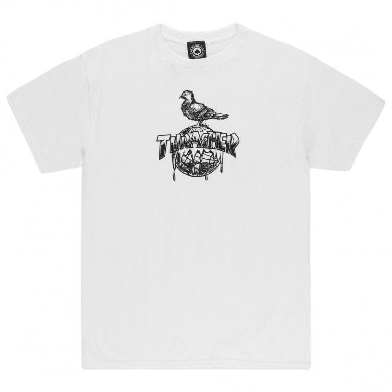 Футболка Thrasher Cover The Earth T-Shirt White