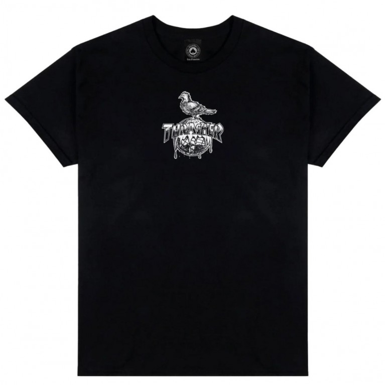 Футболка Thrasher Cover The Earth T-Shirt Black