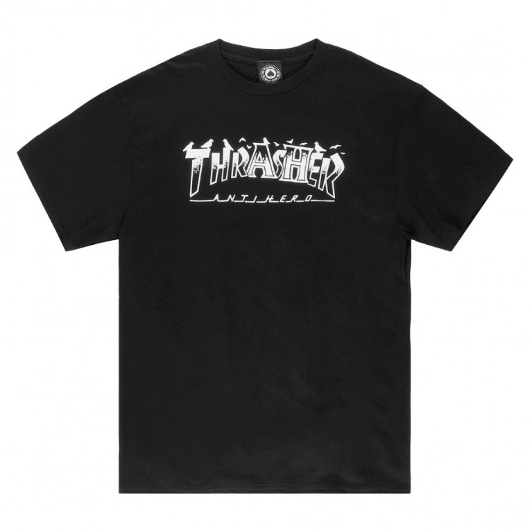 Футболка Thrasher Pigeon Mag T-Shirt Black