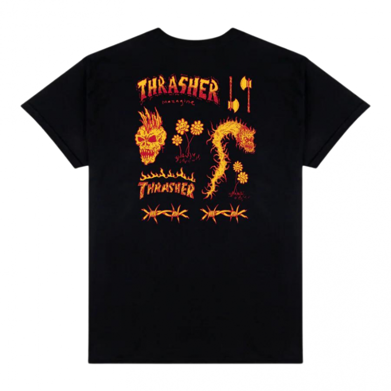 Футболка Thrasher Sketch T-Shirt Black
