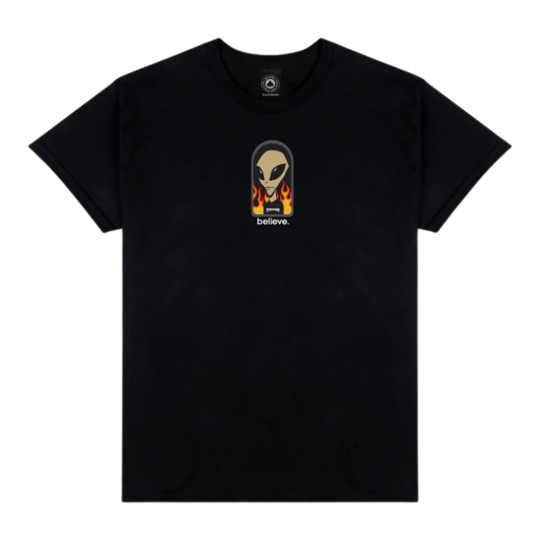 Футболка Thrasher X AWS - Believe T-Shirt Black